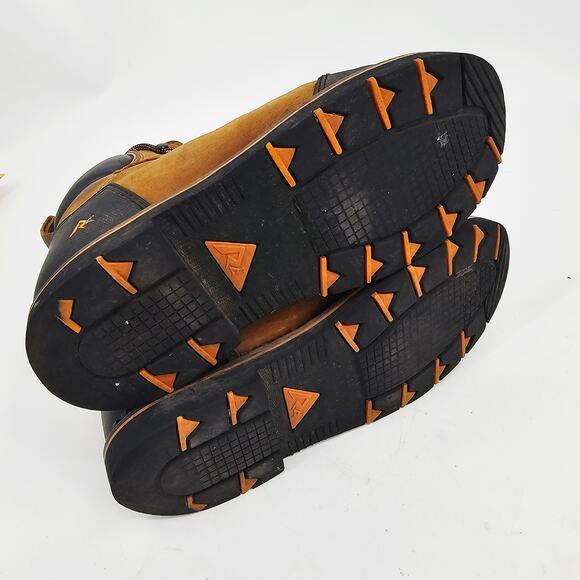 Ridgecut Toughwear Mens Brown Leather 6” Steel Toe Work Boots Size 9.5 M - Picture 7 of 12